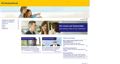 Desktop Screenshot of pb-pensionsfonds.de